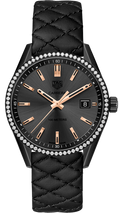  Shop Authentic Tag Heuer Carrera Diamonds Anthracite Black Dial Black Leather Strap Watch for Women - WAR1115.FC6392 - Luxxuri