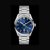  Shop Authentic Tag Heuer Carrera Twin Time Blue Dial Silver Steel Strap Watch for Men - WBN201A.BA0640 - Luxxuri