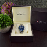  Shop Authentic Tag Heuer Carrera Automatic Blue Dial Silver Steel Strap Watch for Men - WAR201E.BA0723 - Luxxuri