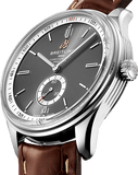  Shop Authentic Breitling Premier Automatic 40mm Grey Dial Brown Leather Strap Watch for Men - A37340351B1P2 - Luxxuri