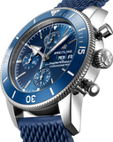  Shop Authentic Breitling Superocean Heritage Chronograph 44 Blue Dial Blue Mesh Bracelet Watch for Men - A13313161C1S1 - Luxxuri