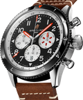 Shop Authentic Breitling Super Avi B04 Chronograph GMT 46 Mosquito Black Dial Brown Leather Strap Watch for Men - YB04451A1B1X1 - Luxxuri