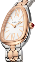  Shop Authentic Bvlgari Serpenti Seduttori White Dial Two Tone Steel Strap Watch for Women - SERPENTI103277 - Luxxuri