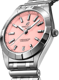  Shop Authentic Breitling Chronomat 32 Diamonds Pink Dial Silver Steel Strap Watch for Women - A77310101K1A1 - Luxxuri