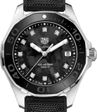 Shop Authentic Tag Heuer Aquaracer Quartz Mother of Pearl Black Dial Black NATO Strap Watch for Women - WAY131M.FT6092 - Luxxuri