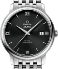  Shop Authentic Omega De Ville Prestige Co-Axial Black Dial Silver Steel Strap Watch for Men - 424.10.40.20.01.001 - Luxxuri