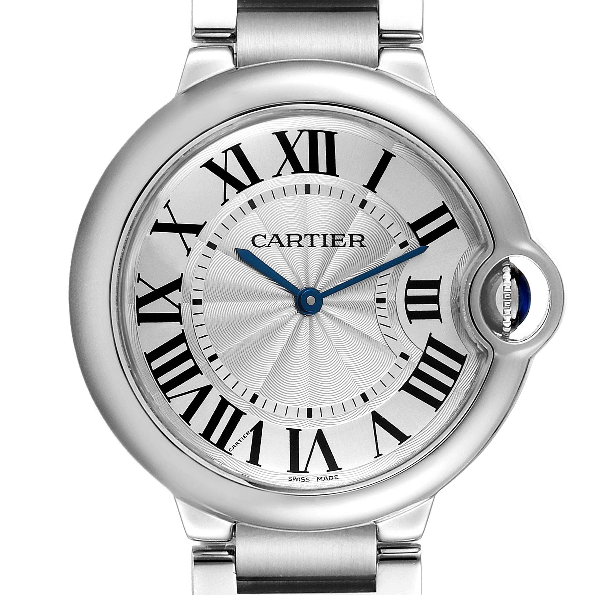  Shop Authentic Cartier Ballon Bleu De Cartier Silver Dial Silver Steel Strap Watch for Women - W69011Z4 - Luxxuri