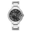  Shop Authentic Cartier Ballon Bleu de Cartier Black Dial Silver Steel Strap Watch for Men - W6920042 - Luxxuri