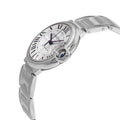  Shop Authentic Cartier Ballon Bleu De Cartier Silver Dial Silver Steel Strap Watch for Women - WSBB0048 - Luxxuri