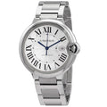 Shop Authentic Cartier Ballon Bleu De Cartier Silver Dial Silver Steel Strap Watch for Men - WSBB0049 - Luxxuri