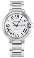  Shop Authentic Cartier Ballon Bleu De Cartier Silver Dial Silver Steel Strap Watch for Men - WSBB0049 - Luxxuri