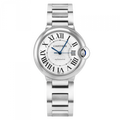  Shop Authentic Cartier Ballon Bleu De Cartier Silver Dial Silver Steel Strap Watch for Women - WSBB0044 - Luxxuri