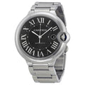  Shop Authentic Cartier Ballon Bleu de Cartier Black Dial Silver Steel Strap Watch for Men - W6920042 - Luxxuri