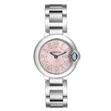  Shop Authentic Cartier Ballon Bleu de Cartier Pink Dial Silver Steel Strap Watch for Women - W6920038 - Luxxuri