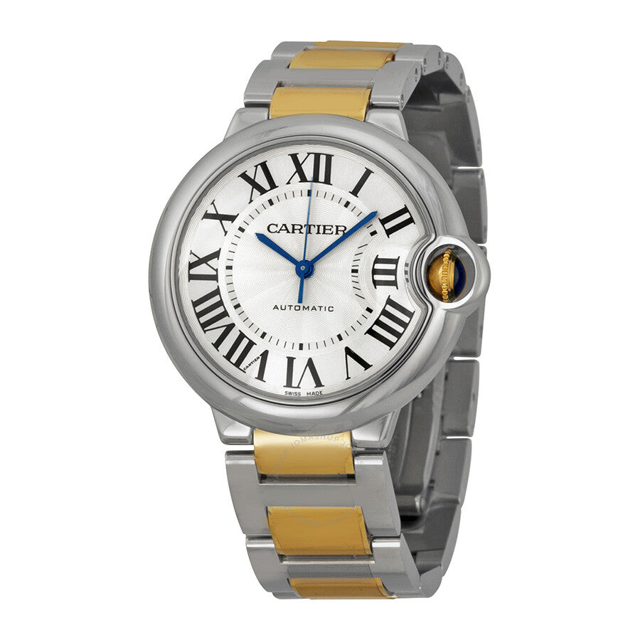  Shop Authentic Cartier Ballon Bleu de Cartier Silver Dial Two Tone Steel Strap Watch for Women - W2BB0030 - Luxxuri