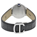  Shop Authentic Cartier Ballon Bleu Silver Dial Black Leather Strap Watch for Women - W69018Z4 - Luxxuri
