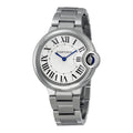  Shop Authentic Cartier Ballen Bleu De Cartier Silver Dial Silver Steel Strap Watch for Women - W6920084 - Luxxuri