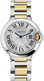  Shop Authentic Cartier Ballon Bleu Silver Dial Two Tone Steel Strap Watch for Unisex Watch - W69008Z3 - Luxxuri