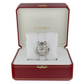  Shop Authentic Cartier Ballon Bleu de Cartier Silver Dial White Leather Strap Watch for Women - W6920087 - Luxxuri