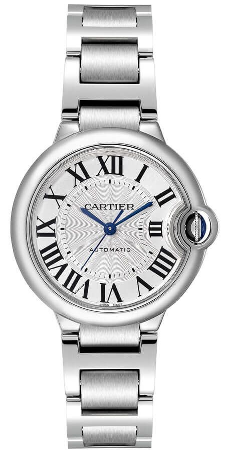  Shop Authentic Cartier Ballon Bleu De Cartier Silver Dial Silver Steel Strap Watch for Women - WSBB0044 - Luxxuri