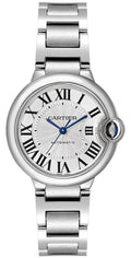  Shop Authentic Cartier Ballon Bleu De Cartier Silver Dial Silver Steel Strap Watch for Women - WSBB0044 - Luxxuri