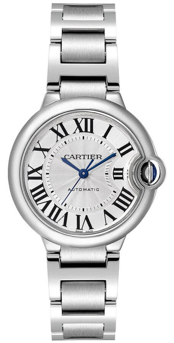  Shop Authentic Cartier Ballon Bleu De Cartier Silver Dial Silver Steel Strap Watch for Women - WSBB0044 - Luxxuri
