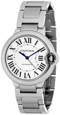  Shop Authentic Cartier Ballon Bleu De Cartier Silver Dial Silver Steel Strap Watch for Women - WSBB0048 - Luxxuri