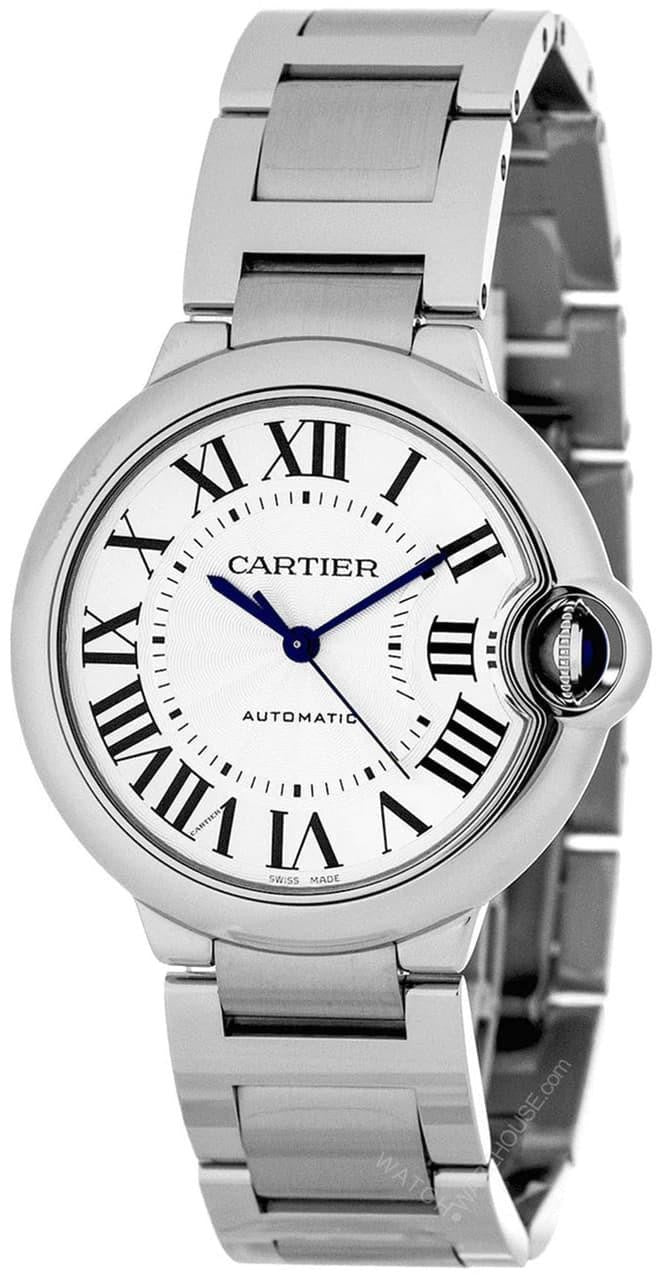  Shop Authentic Cartier Ballon Bleu De Cartier Silver Dial Silver Steel Strap Watch for Women - WSBB0048 - Luxxuri