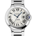  Shop Authentic Cartier Ballon Bleu De Cartier Silver Dial Silver Steel Strap Watch for Women - WSBB0048 - Luxxuri