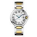  Shop Authentic Cartier Ballon Bleu de Cartier Silver Dial Two Tone Steel Strap Watch for Women - W2BB0030 - Luxxuri