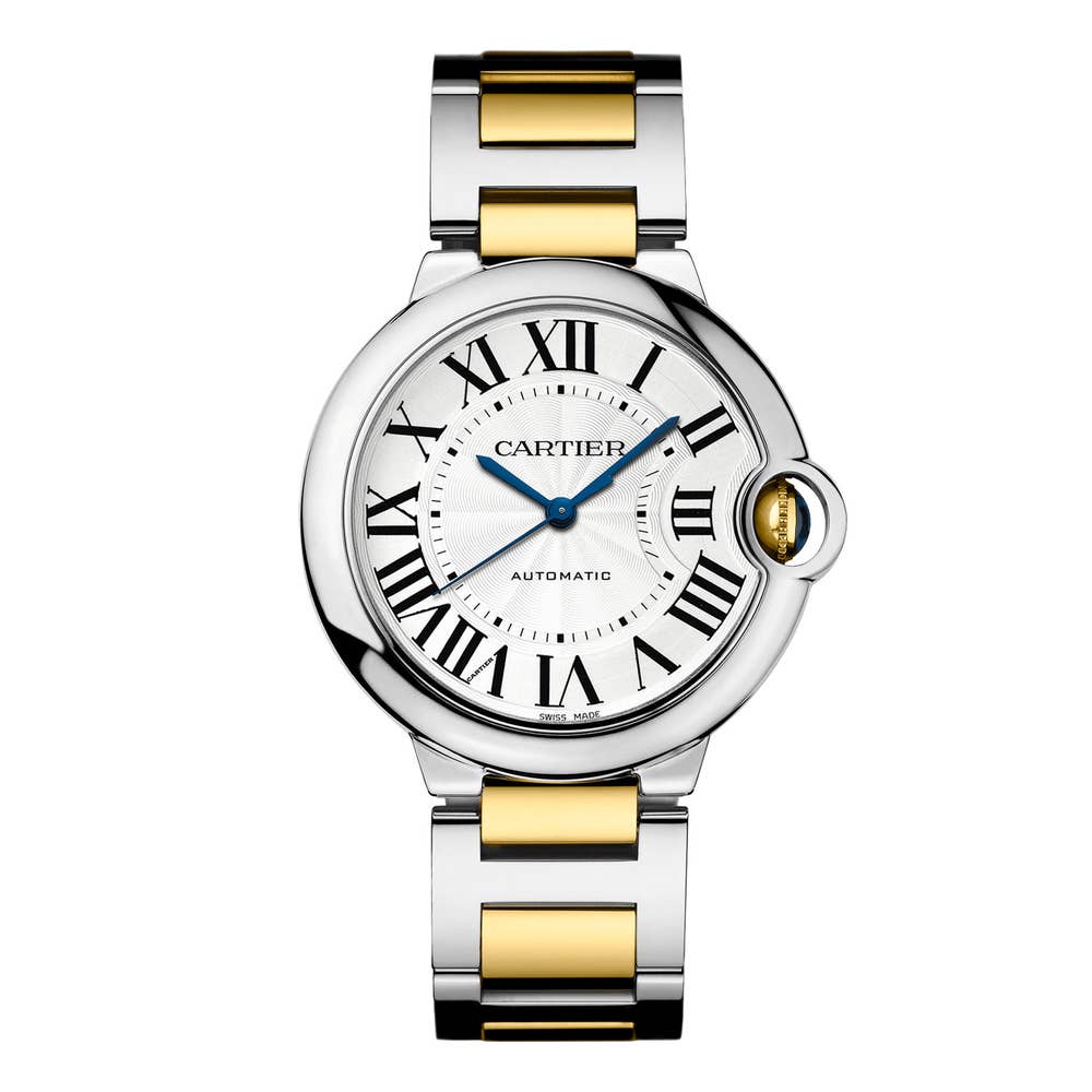  Shop Authentic Cartier Ballon Bleu de Cartier Silver Dial Two Tone Steel Strap Watch for Women - W2BB0030 - Luxxuri