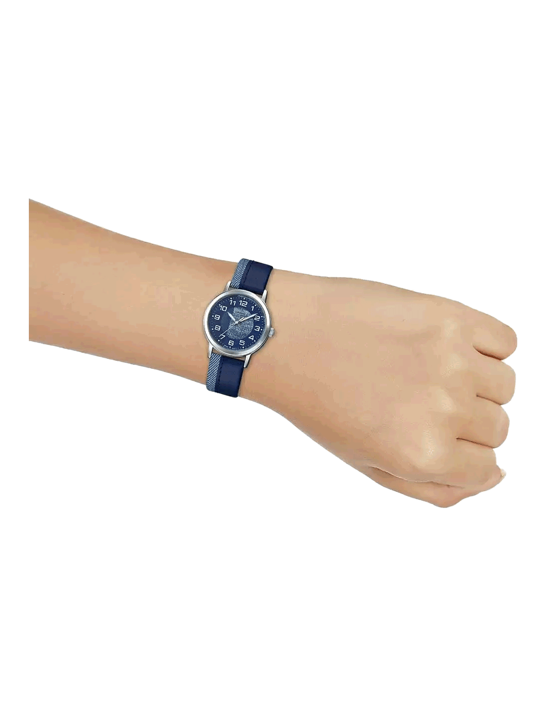 Coach Delancey Navy Blue Dial Blue Leather Strap Watch for Women - 14502668