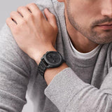  Shop Authentic Fossil Brox Multifunction Blue Dial Grey Steel Strap Watch for Men - BQ2798 - Luxxuri