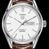  Shop Authentic Tag Heuer Carrera Silver Dial Watch for Men - WAR201B.FC6291 - Luxxuri