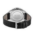  Shop Authentic Hugo Boss Grandmaster Chronograph Black Dial Black Leather Strap Watch for Men - 1513881 - Luxxuri