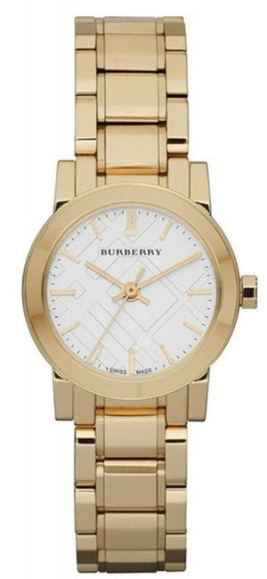  Shop Authentic Burberry Heritage White Dial Gold Steel Strap Watch for Women - BU9203 - Luxxuri