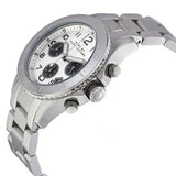  Shop Authentic Marc Jacobs Marc Chronograph Silver Dial Silver Steel Strap Watch for Men - MBM3155 - Luxxuri