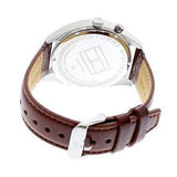  Shop Authentic Tommy Hilfiger Deacon White Dial Brown Leather Strap Watch for Men - 1791550 - Luxxuri