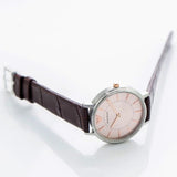 Shop Authentic Emporio Armani Dress Quartz Silver Dial Brown Leather Strap Watch For Women - AR11063 - Luxxuri