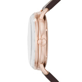  Shop Authentic Emporio Armani Meccanico Automatic White Dial Brown Leather Strap Watch For Men - AR60027 - Luxxuri