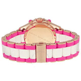  Shop Authentic Marc Jacobs Rock Chronograph White Dial Two Tone Silicone Strap Watch for Women - MBM2593 - Luxxuri