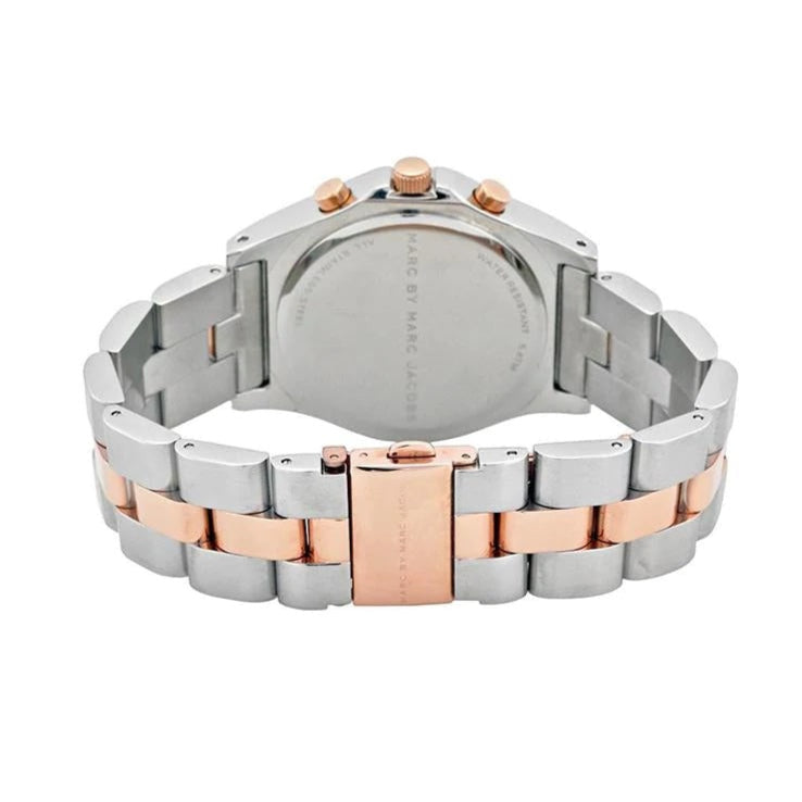  Shop Authentic Marc Jacobs Marc Silver Dial Two Tone Steel Strap Watch for Women- MBM3170 - Luxxuri