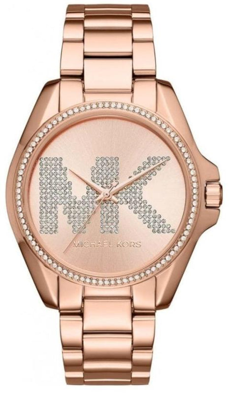  Shop Authentic Michael Kors Bradshaw Quartz Rose Gold Dial Rose Gold Steel Strap Watch For Women - MK6556 - Luxxuri