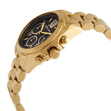  Shop Authentic Michael Kors Bradshaw Chronograph Black Dial Gold Steel Strap Watch For Women - MK6959 - Luxxuri