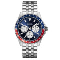  Shop Authentic Guess Odyssey Multifunction Blue Dial Silver Steel Strap Watch For Men - W1107G2 - Luxxuri