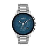  Shop Authentic Hugo Boss Peak Chronograph Blue Dial Silver Steel Strap Watch for Men - 1513763 - Luxxuri