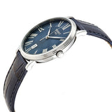  Shop Authentic Tissot Carson Premium Blue Dial Blue Leather Strap Watch For Men - T122.410.16.043.00 - Luxxuri