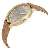  Shop Authentic Emporio Armani Kappa Quartz Mother of Pearl Taupe Dial Brown Leather Strap Watch For Men - AR11151 - Luxxuri