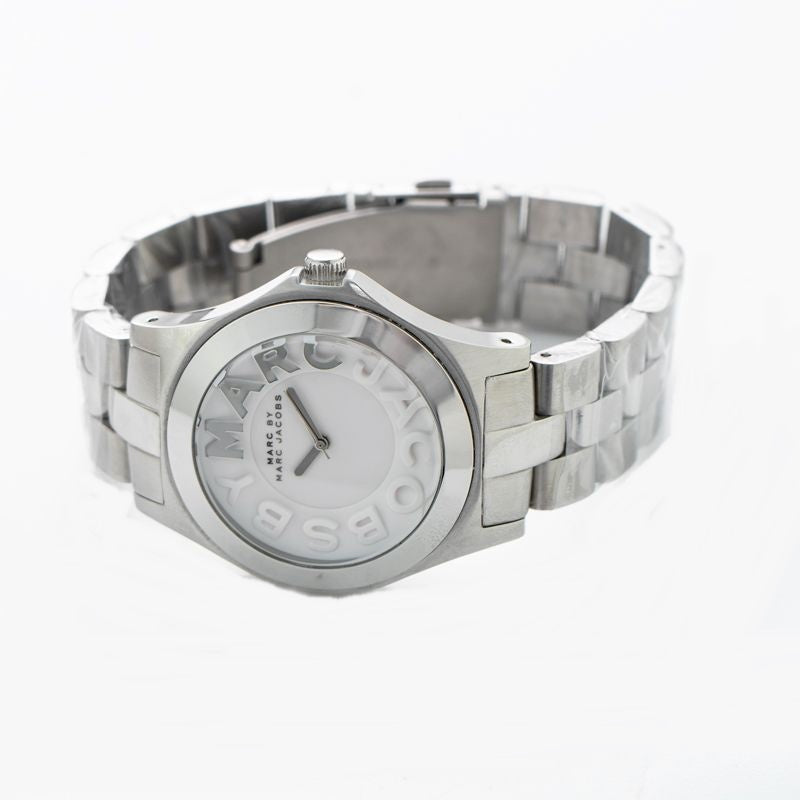  Shop Authentic Marc Jacobs Rivera Silver Dial Silver Steel Strap Watch for Women - MBM3133 - Luxxuri