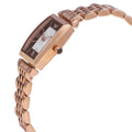  Shop Authentic Emporio Armani Gianni T-Bar Analog Crystal Brown Dial Rose Gold Steel Strap Watch For Women - AR11407 - Luxxuri